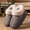 Botas de Nieve Gruesas con Forro de Felpa Nuevas 2026 para Mujer, Calzado de Invierno para Exteriores con Cobertura del Talón, Zapatos de Algodón para Calidez en Casa, Antideslizantes, Zapatos que Aumentan la Altura