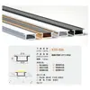 Canal de Luz Lineal LED Carcasa Luz Lineal para Gabinete Empotrado Canal de Luz Lineal Tira de Luz Decorativa de Aleación de Aluminio Fabricante de Canal de Aluminio