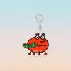 Llavero Periférico de Anime Bob Esponja Serie Rana Linda Sr.. Colgante de Mochila Escolar Acrílico de Krabs Calamardo