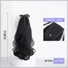 Peruca Grande Ondulada com Presilha e Amarração para Mulheres, Suave e Natural, Leve e Fofa, Aplique de Cabelo Cacheado Médio-Longo Realista