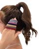 Una Lata de Goma para el Cabello con Envío Gratis, Alta Elasticidad y Cuerda para el Cabello Duradera, Anillo Negro para el Cabello con Cubierta de Cuero, Banda de Goma, Nuevo Estilo 2025