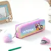 Grupo de Chicas Cazadoras Transfronterizas En Stock Estuche Arcoíris Brillante Estuche Brillante Papelería para Estudiantes Almacenamiento Bolsita para Lápices
