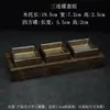 Prato de molho cerâmico estilo japonês e coreano, prato de molho com três compartimentos, prato retangular para temperos para restaurantes de churrasco, pequeno prato de acompanhamento, prato de mesa