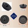 Tapón de goma para desagüe de bañera, tapón para desagüe de fregadero de limpieza, tapón de sellado para fregadero de cocina, cubierta para pileta de lavandería de balcón