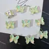 Colgante Sinfonía de Mariposa Cristal Tridimensional Super Brillante Moca Colgante Accesorios para Pulsera de Cuentas DIY, Collar, Pendientes Colgante