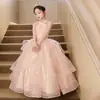 Vestido para Niña, Lujo Ligero Nicho de Gama Alta Vestido de Princesa, Tutú para Performance de Piano de Anfitrión Infantil