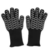 Guantes Resistentes al Calor de 800 Grados del Fabricante para Barbacoa Barbacoa Aramid Fuego a Prueba Retardante de Llama Horno de Microondas Guantes Antiescaldaduras
