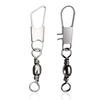 Giratorio de Barril Tipo A Tipo B Conector con Pasador de Seguridad Caña de Mar Pesca Anillo Figura 8 Aparejos de Pesca Accesorios a Granel Gancho de Pesca Venta al Mayoreo