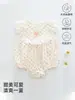 Enterizo Delgado de Verano para Bebé Niña Mono para Bebé Camisola Top sin Mangas Body Triángulo Algodón Puro Dulce Estilo Princesa