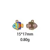 Serie de Playa Oceánica de Verano Accesorios de Joyería DIY de Aleación Accesorios para el Cabello Transfronterizos Colgantes para Llaveros Colgantes de Esmalte