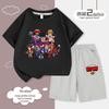 Novo Produto Cruzado, Estiloso Chapéu Bucket Periférico Conjunto de Camisetas de Manga Curta Respiráveis de Verão para Meninos e Meninas 7