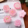 Clipe de Acrílico Pasta de Alto Valor Porta-Notas Adesivas Personalizado Clipe para Planner Estilo Clip-Ins Clipe Dupla Face Clipe de Armazenamento Pequena Flor