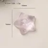 Acessórios de resina DIY de desenho animado com glitter fino, presilhas de cabelo com cola de creme de cinco estrelas, capas de celular, fivelas de sapato, chaveiros, pingentes