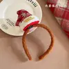 Diadema de Cabeza de Reno Navideña Linda Diadema de Disfraz Decoración de Astas para Niños Pinza para el Cabello Regalo Adorno para el Cabello de Niña Pequeña