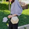 Bolso de playa para mujer, nueva moda 2022, bolso tejido de paja, bolso de mujer, bolso bandolera con cadena coreana, bolso pequeño con borlas