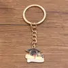 Variedad de Accesorios de Joyería Personalizados de Aleación Transfronterizos Europeos y Americanos, Colgante de Temporada de Graduación, Birrete de Doctor, Flores, Llavero de Examen