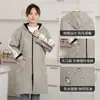 Macacão Quente Forrado com Fleece de Inverno, Anti-Manchas, Impermeável, Higiene e Limpeza, Mangas Espessas com Letras, Roupa de Trabalho para Restauração e Cozinha, Logotipo