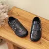 Zapatos de Cuero para Niños 2026 Estilo Británico de Primavera Zapatos Individuales Retro para Niños Brogue Tallado Zapatos de Princesa para Niñas