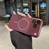 Capa original galvanizada fosca adequada para iPhone 18 Pro Max, transforma-se instantaneamente em 18 com grande janela de exibição, capa de celular rígida anti-queda Apple 17