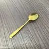 Cuchara de Acero Inoxidable 304 Estilo Coreano Vajilla de Alto Valor para Uso Doméstico, Cuchara Sopera Engrosada para Comer, Cuchara para Remover Café