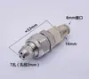 Boquilla de Soplado de Aire de Acero Inoxidable Punta Deflector Enfriamiento por Soplado Boquilla Ventilador Forma de Abanico Ranura Plana Conexión Rápida Cuchillo de Aire Pico de Pato