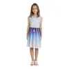 Verão 2021 roupas infantis meninas vestido princesa sereia modelo menina passarela Baile de Máscaras Show