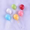 Cartão de inserção para bolo de aniversário com balão tridimensional colorido, decoração de bolo, plug-in, balão de confissão criativa, decoração de panificação