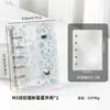 Almacenamiento de Uñas Fresco y Elegante con Doble Cremallera Seleccionado Cuidadosamente Libro Transparente de PVC para Colección de Uñas Álbum de Mini Almacenamiento Desmontable de Hojas Sueltas