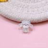 Pequeños accesorios de resina para perros Parchia de Sanrio con forma de hielo luminoso, pegamento en crema, pinzas para el cabello, extensiones de uñas, material para uñas.