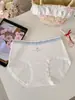 Roupa Íntima Plus Size A370 Lyocell Laço 10A Algodão Puro Forro Antibacteriano Cintura Média Respirável Shorts Triângulo para Meninas