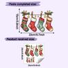 Comercio Exterior Navidad Calcetines Lindos Pegatinas para Inodoro Decoración del Hogar Pegatinas de Pared Pegatinas Venta al por Mayor Autoadhesivo Transfronterizo