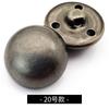 Botão redondo de cobre e couro artístico retrô europeu e americano botão de metal botão de roupa casaco casaco fivela de calça jeans fivela de cobre