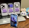 Soporte de Monstruo de Arcilla Blanda Adecuado para Funda de Teléfono Apple 17 Pro Max, Nueva Funda Blanda Creativa Linda Anti-Caída para iPhone 16