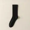 Calcetines finos de verano para mujer, estilo coreano, sin costuras, color liso, transpirables, versátiles, calcetines de media pantorrilla de moda, textura suave, para mujeres en verano