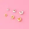Prata Feita à Mão Mini Prata Quebrada Contas Assimétricas Extremamente Finas Acessórios DIY Pulseira Colar de Prata S925 Material Feminino