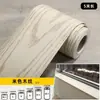 Adesivo de grão de madeira autoadesivo capa de madeira maciça cobrir furos reparar piso madeira borda de porta wrap tira decorativa renovação de guarda-roupa móveis
