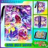 PTCG Magic Baby Bao Ke Meng libro de tarjetas 4 rejillas 9 rejillas tarjeta de anime libro de colección de tarjetas PU cremallera hojas sueltas tarjetero