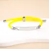 Materiales de Impresión a Color y Grabado Transfronterizos, Pequeños Regalos, Etiquetas Curvas, Pulseras Tejidas, Regalos Navideños Huecos con Forma de Corazón de Acero Inoxidable