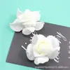 Flor de pico de pollo artificial más vendida por el fabricante, cabeza de rosa, flor de espuma de PE, flor para decoración de ramo de boda DIY, ramo de novia