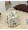 Nova Mochila Multifuncional Estilo Japonês Fofa para Meninas ins Bolsa Transparente com Insígnia Fofa Mochila de Ombro Único para Viagem Primavera/Verão
