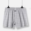 Pantalones Arro ropa interior para hombre de algodón a cuadros estampados bóxers holgados talla extra cintura alta algodón gordito bóxers