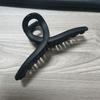 Presilha de cabelo de pelúcia grande estilo coreano outono e inverno, presilha para a parte de trás da cabeça, presilha tubarão, acessório de cabelo, atacado