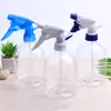 Botella transparente de 500 ml botella dispensadora de gel antibacterial 28 una pistola botella de plástico PET utensilios de cocina herramientas de jardinería para regar