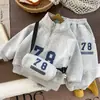 Traje de Invierno para Niños 2025 Nuevo Niños de 1 a 3 Años Bebé Sudadera Deportiva Gruesa Forrada de Polar Conjunto de Dos Piezas Dropshipping