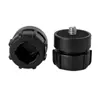Adaptador de Base para Tripé de Fotografia com Rosca de 1/4 de Polegada, Adaptador para Suporte de Tiro, Cabeça de Bola de 17mm, Parafuso M6 Modificado, Acessórios para Suporte de Celular, Fabricante
