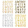Joias de Liga 26 Letras Inglesas Pingente Az Pulseira DIY Chaveiro Acessórios para Joias Pingente S115