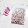 Venta al por mayor 1440 mini tamaño pequeño 2*6 mm gota de agua arte de uñas vidrio plano forma especial taladro semillas de melón flash adornos de arte de uñas