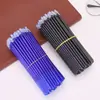 Cargas para caneta apagável a calor Moyicai ponta redonda caneta apagável para estudante cargas para caneta neutra Moyicai azul cristal preto atacado