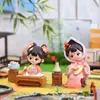 Canção de Cor Nacional de Menina Estilo Antigo - Quatro Estações Às Vezes Enfeites Decorações de Mesa Pontos Turísticos Artesanato Mais Vendido Presentes