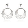 Pendientes 2019 Internet Popular Retro Exagerado Geométrico Círculo Pendientes Europeos y Americanos Bohemios Anillo Pendientes Mujeres